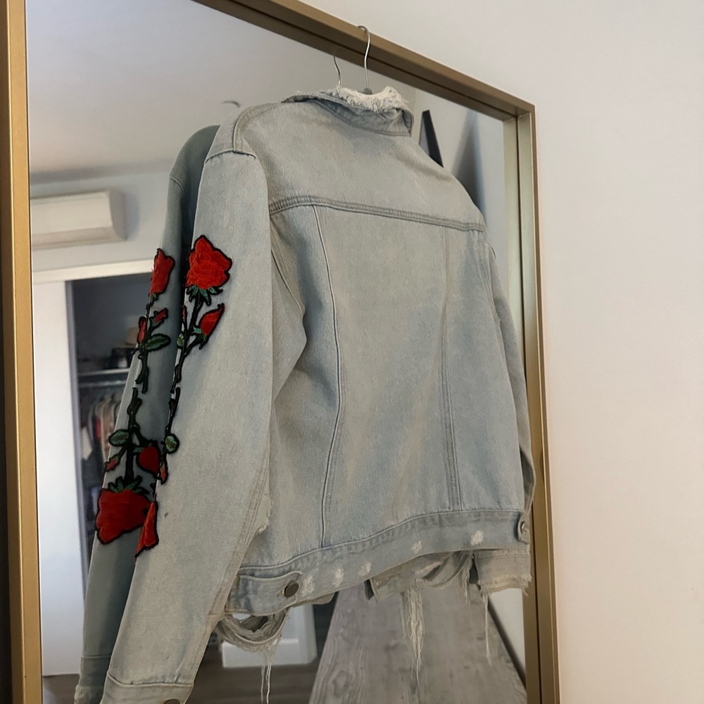 Tiger Most Embroidered Denim Jacket